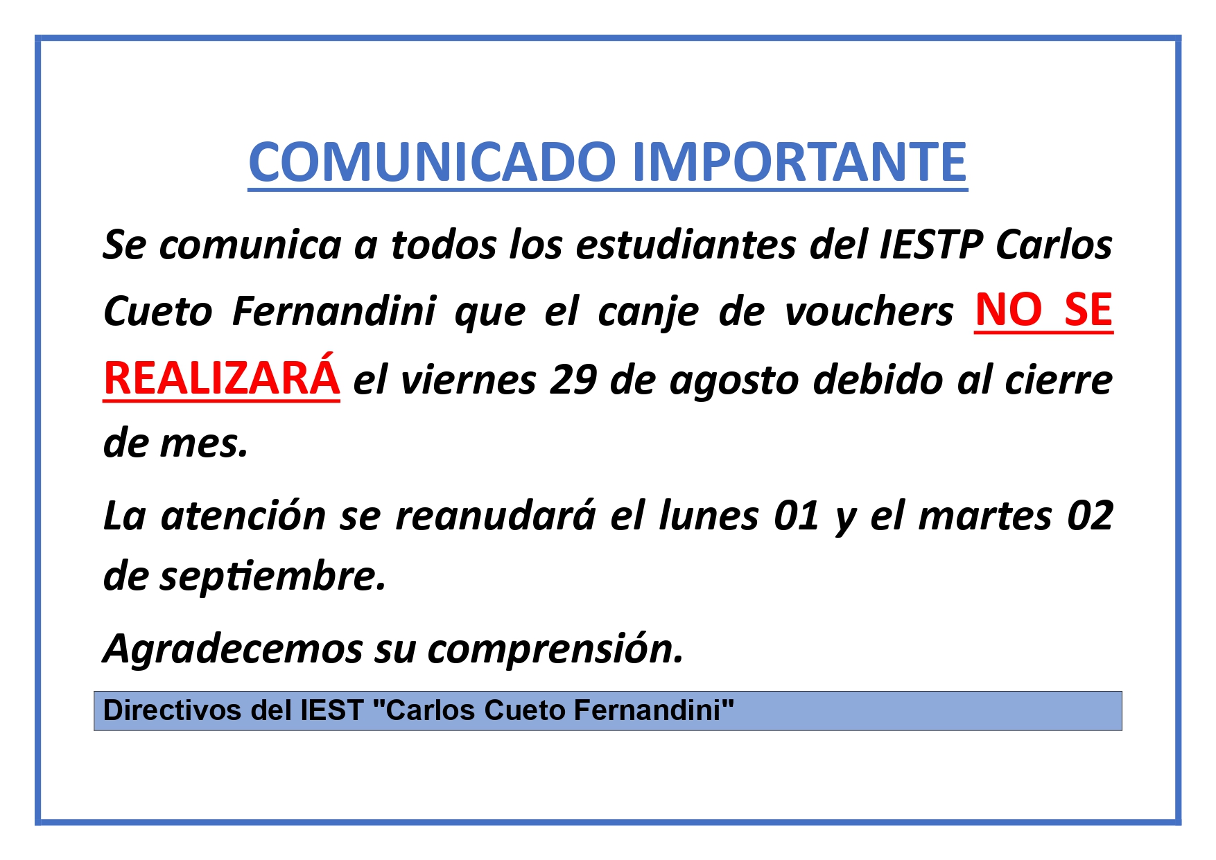 Comunicado_Matrícula 2025-II