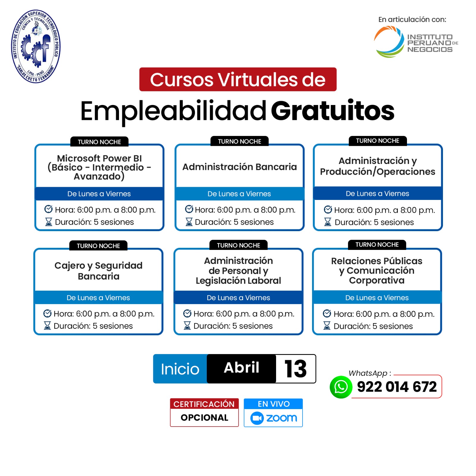 CURSOS GRATUITOS